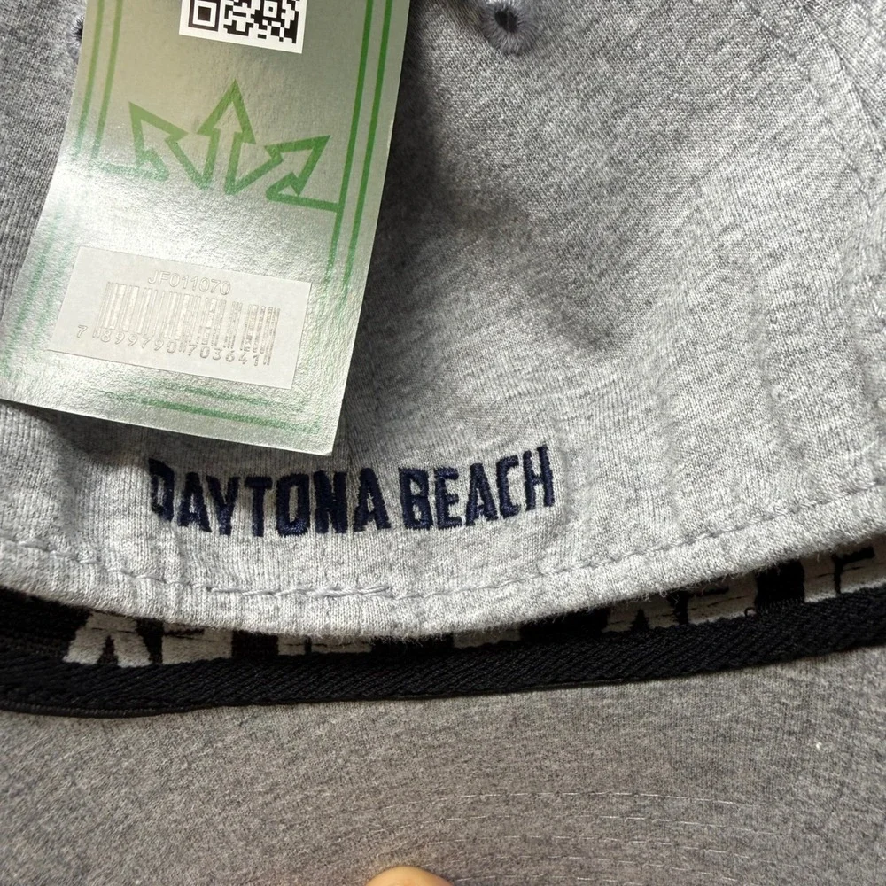 Essencial Daytona Beach Gray Jersey E-Flex Stretch Fit Baseball Hat JF011070